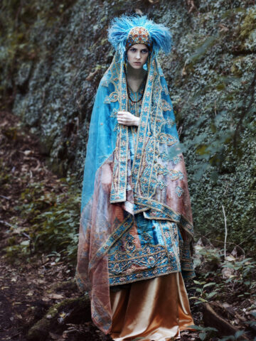 Turquoise Madonna Costume