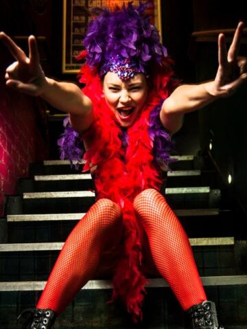 Burlesque Feather Cap