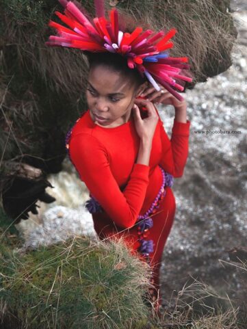 Red Rays Headpiece