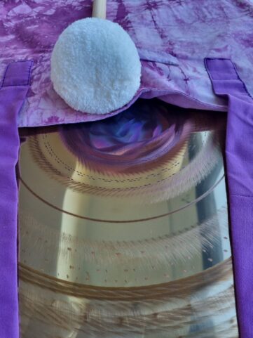 Purple Gong Bag