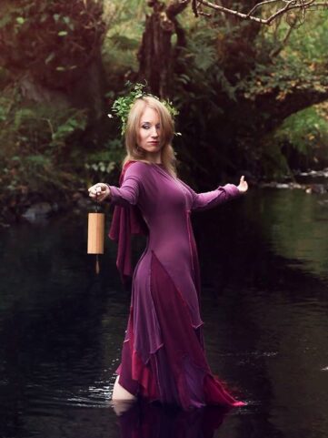 Purple Ceremonial Dress
