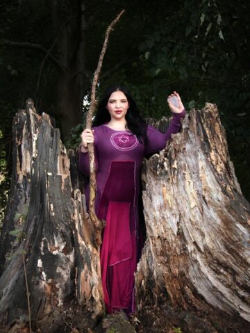 Purple Ceremonial Dress
