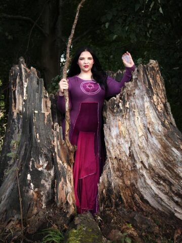 Purple Ceremonial Dress