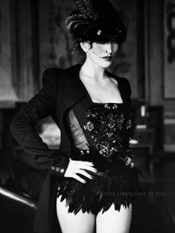 Violet Crystal Corset