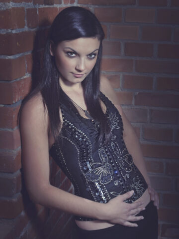 Black Butterfly Corset