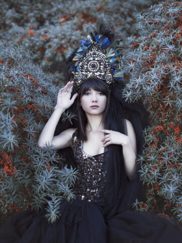 Peacock Kokoshnik