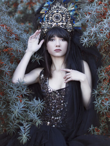 Peacock Kokoshnik