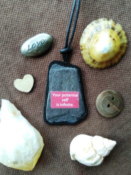 Pendant with sentence