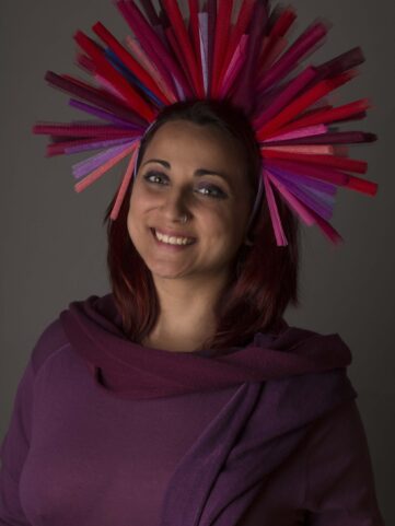 Red Rays Headpiece