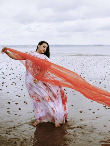 Fabric Manipulation Dress