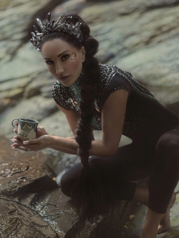 Jumpsuit with Crystals