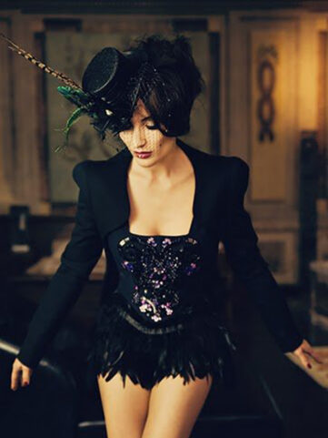 Violet Crystal Corset