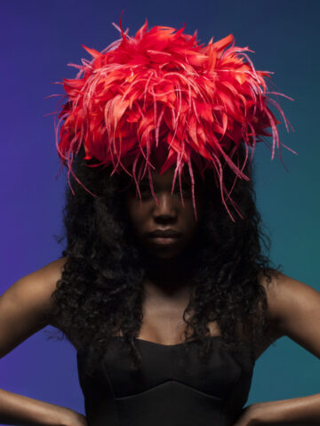 Red Feather Cap